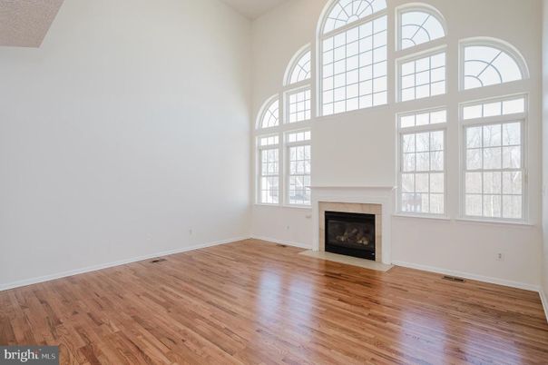 Empty room, Fireplace, Interior, Wood Texture Flooring