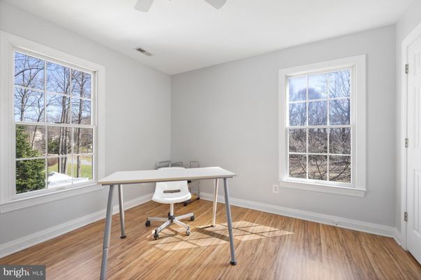 Home Office, Interior, Wood Texture Flooring