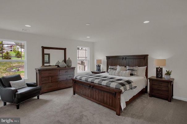 Bedroom, Interior, Recessed Lighting