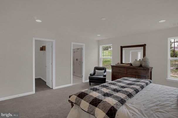 Bedroom, Interior, Recessed Lighting