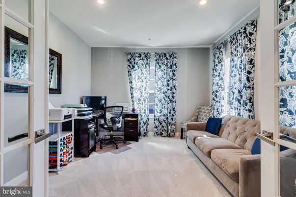 Home Office, Interior, Recessed Lighting