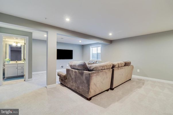 Interior, Living room, Recessed Lighting