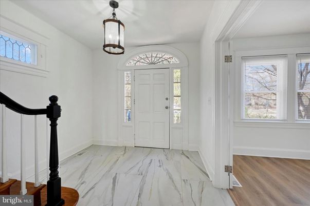 Interior, Marble, Pendant Lights, Wood Texture Flooring