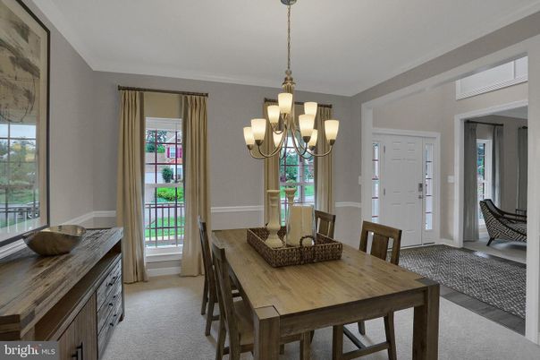 Chandelier, Dining room, Interior