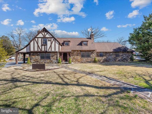 Backyard, Exterior, Facade, Brick Facade, Tudor Revival