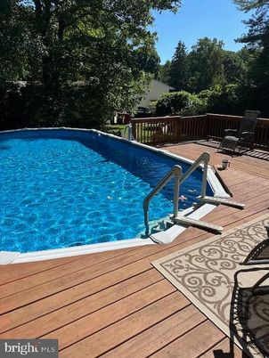 Exterior, Pool, Wood Texture Flooring