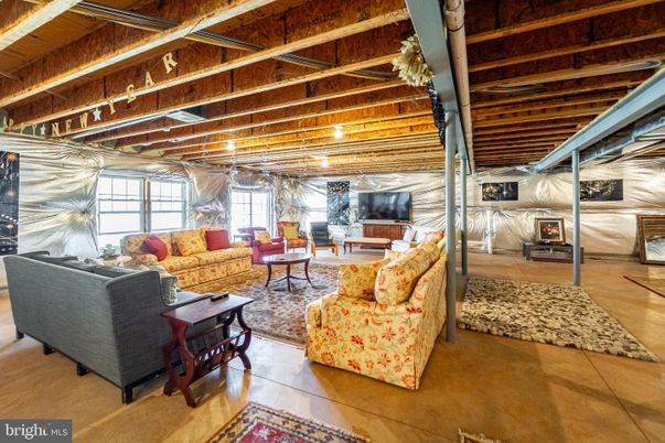 Interior, Living room, Wooden Beams