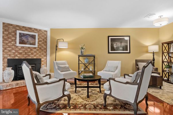 Interior, Living room, Stone Walls, Wood Texture Flooring