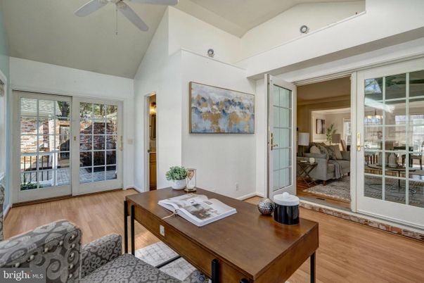 Home Office, Interior, Wood Texture Flooring