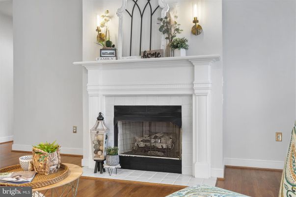 Fireplace, Interior, Wood Texture Flooring