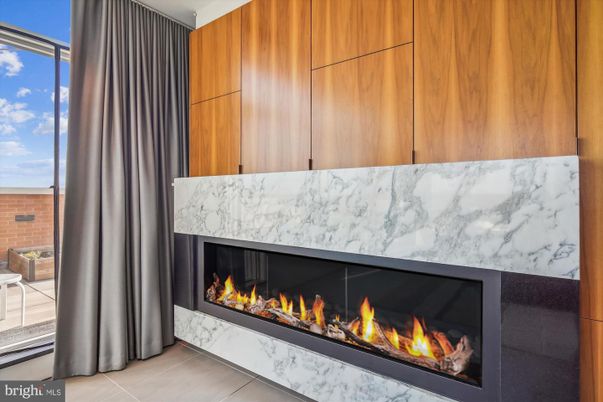 Fireplace, Interior, Marble Walls