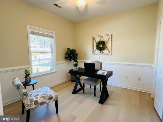 Home Office, Interior, Wood Texture Flooring