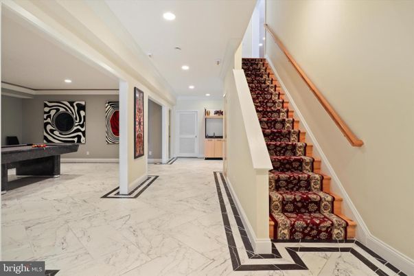 Interior, Marble, Recessed Lighting