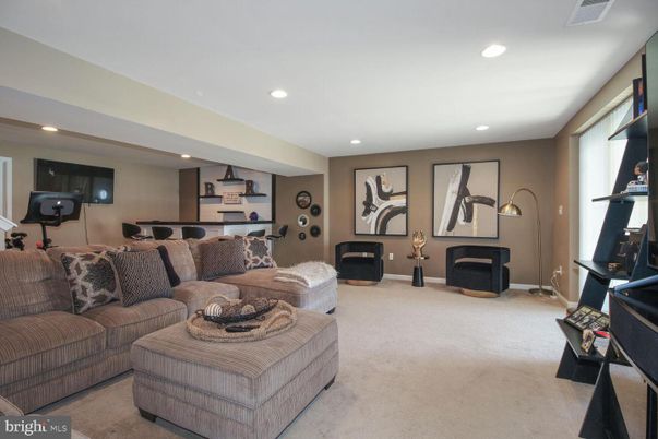 Interior, Living room, Recessed Lighting