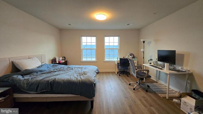 Bedroom, Home Office, Interior, Wood Texture Flooring