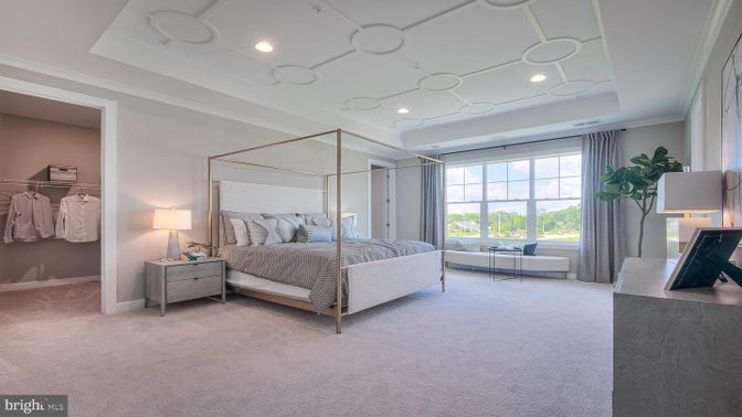 Bedroom, Interior, Recessed Lighting