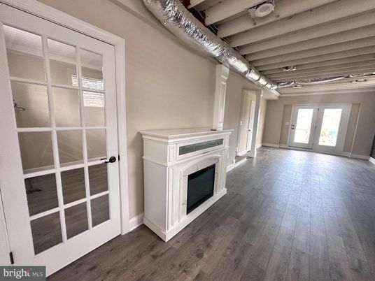 Fireplace, Interior, Wood Texture Flooring