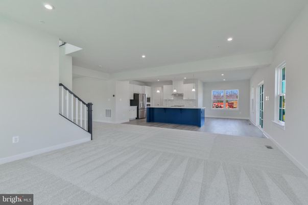 Empty room, Interior, Kitchen, Pendant Lights, Recessed Lighting