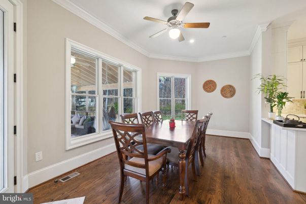 Dining room, Interior, Wood Texture Flooring