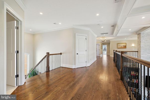 Chandelier, Interior, Recessed Lighting, Stone Walls, Wood Texture Flooring