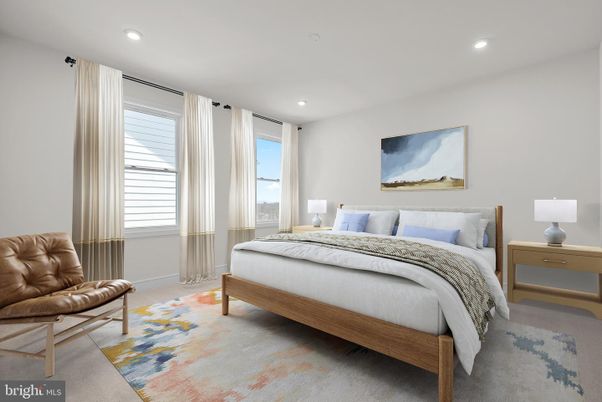 Bedroom, Interior, Recessed Lighting