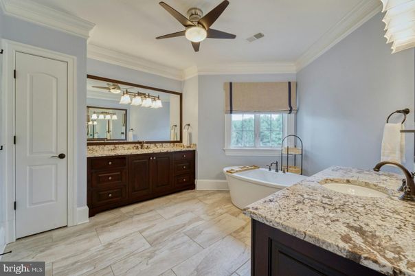 Bathroom, Dual Sink Vanities, Free Standing Baths, Interior