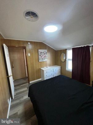 Bedroom, Interior, Wood Texture Flooring, Wooden Walls