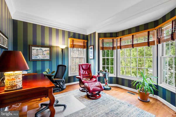 Home Office, Interior, Wood Texture Flooring