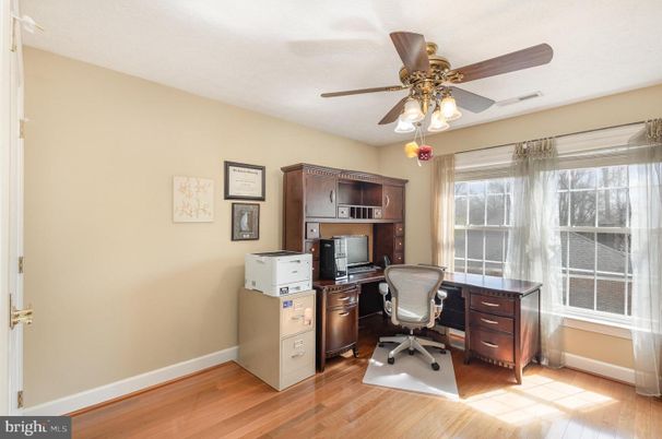 Home Office, Interior, Wood Texture Flooring
