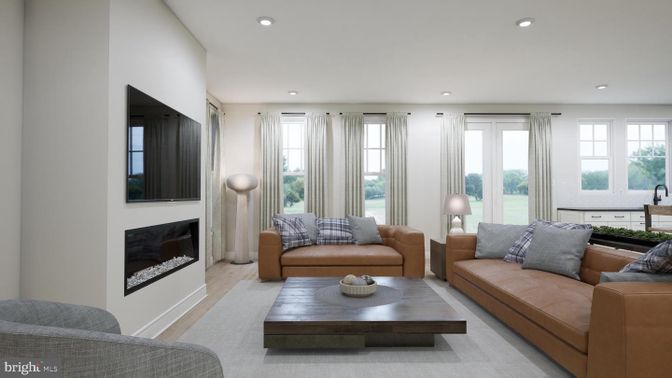 Fireplace, Interior, Living room, Recessed Lighting