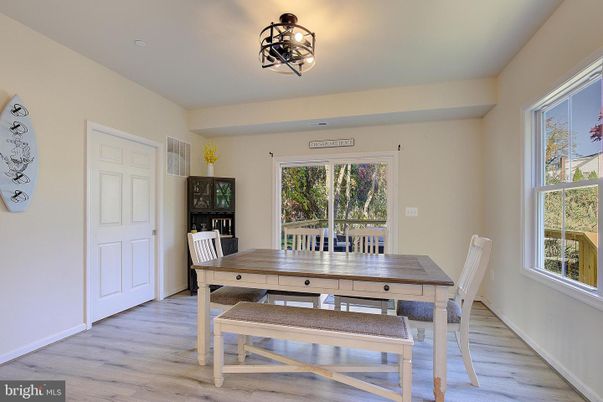 Dining room, Interior, Wood Texture Flooring