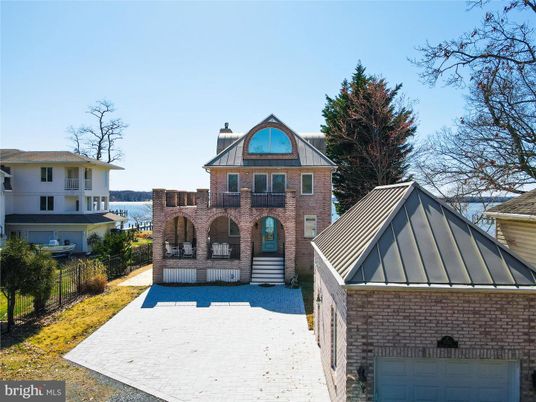 Exterior, Facade, Brick Facade, Tudor Revival