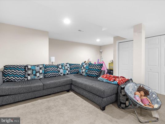 Interior, Living room, Recessed Lighting