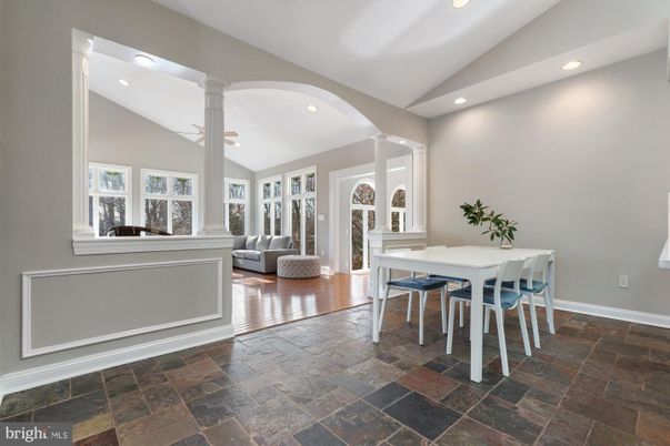 Dining room, Interior, Recessed Lighting