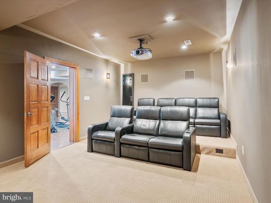 Home Theatre Room, Interior, Recessed Lighting, Theatre Room