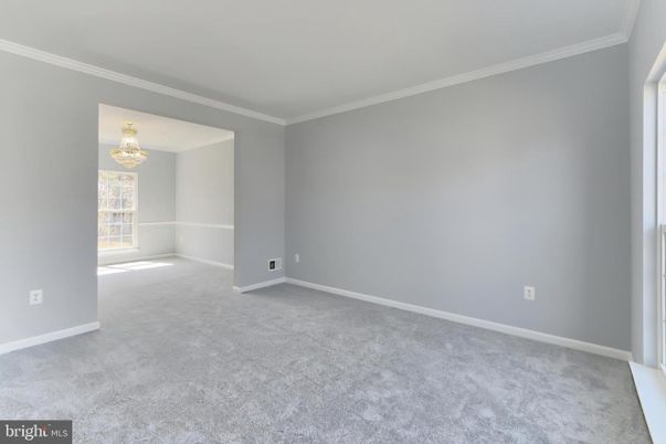 Chandelier, Empty room, Interior