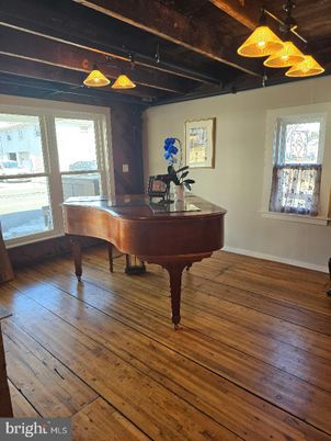 Interior, Piano, Wooden Beams, Wood Texture Flooring