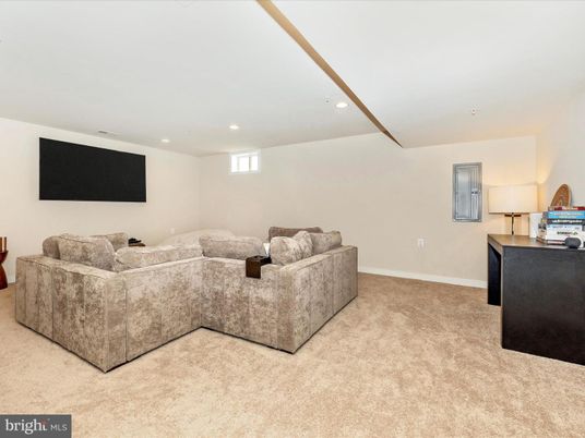 Interior, Living room, Recessed Lighting