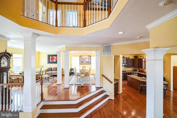 Dining room, Interior, Kitchen, Living room, Recessed Lighting, Stainless Steel Appliances, Wood Texture Flooring