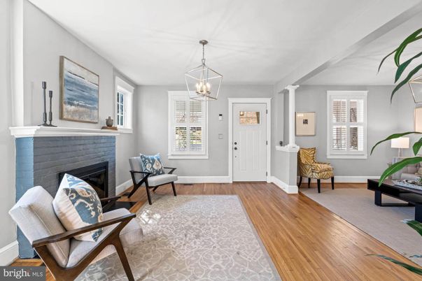 Fireplace, Interior, Living room, Pendant Lights, Wood Texture Flooring
