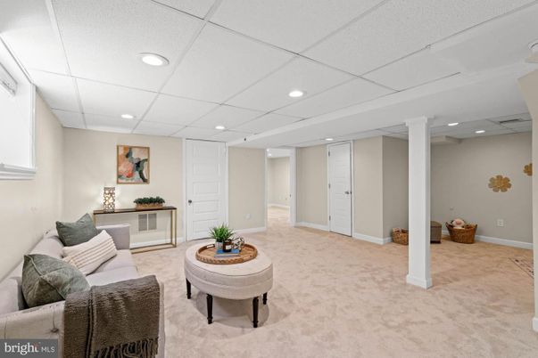 Interior, Living room, Recessed Lighting