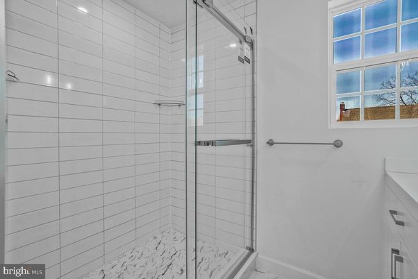 Bathroom, Glass Shower, Interior, Marble