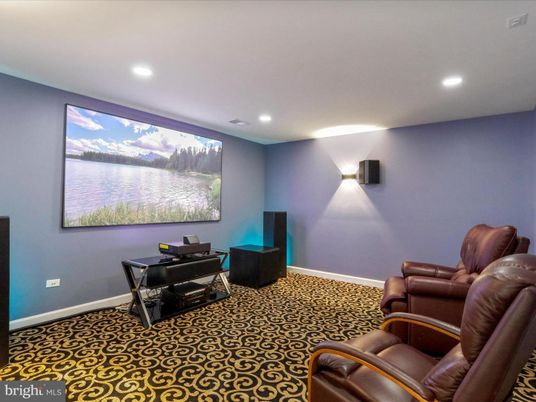 Home Office, Interior, Recessed Lighting