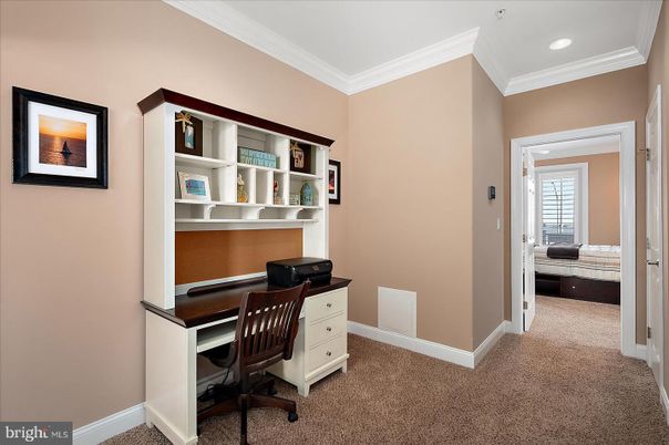 Home Office, Interior, Recessed Lighting