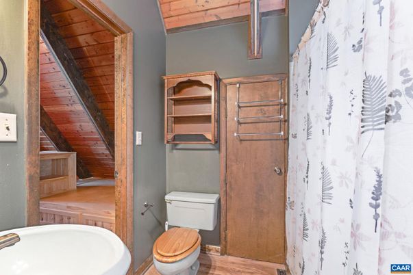 Bathroom, Interior, Wood Texture Flooring