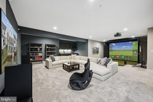 Interior, Living room, Recessed Lighting