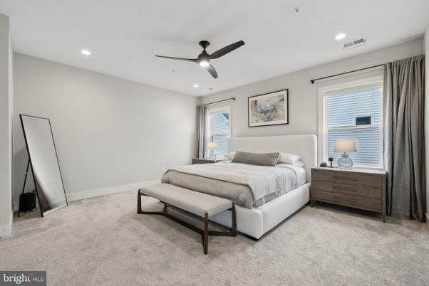 Bedroom, Interior, Recessed Lighting