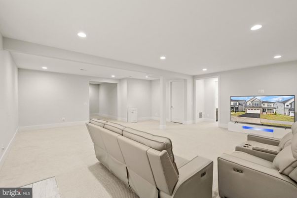 Home Theatre Room, Interior, Recessed Lighting, Theatre Room