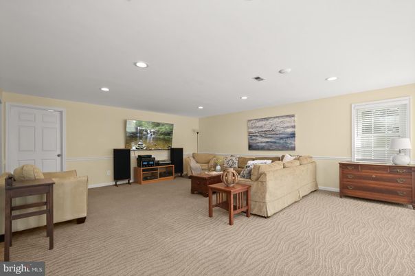 Interior, Living room, Recessed Lighting