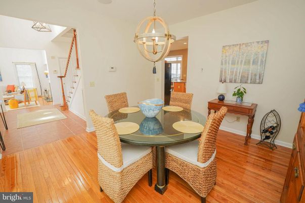 Chandelier, Dining room, Interior, Pendant Lights, Wood Texture Flooring